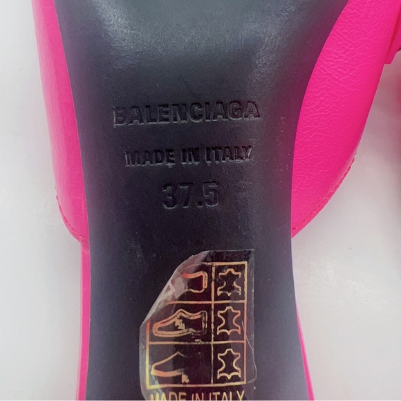 BALENCIAGA Cagole 70 Leather Point Toe Mules - Picture 9 of 13